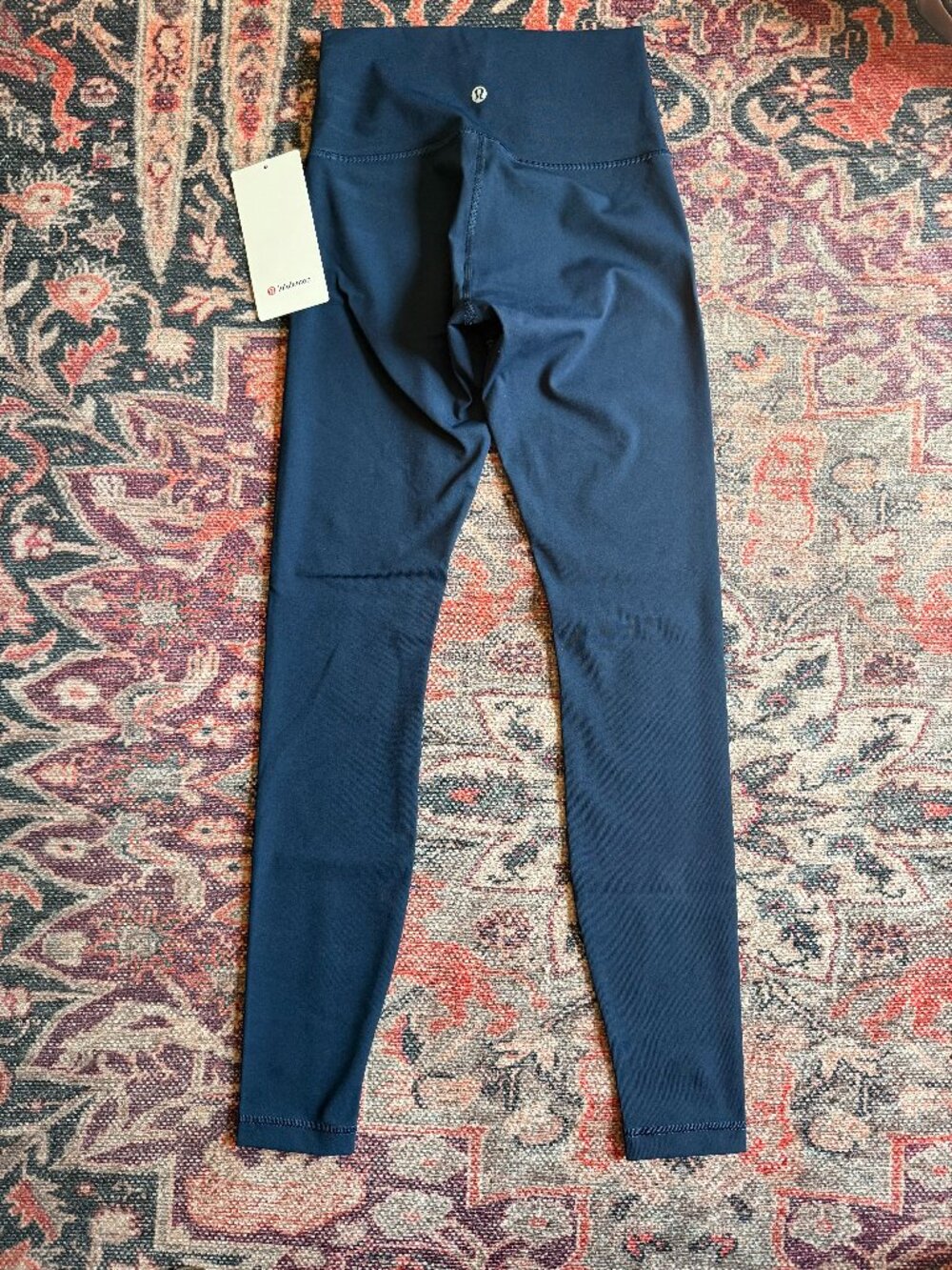NWT Women’s Lululemon Wunder Under High-Rise Tight Leggings Size 4 - FLux - Navy